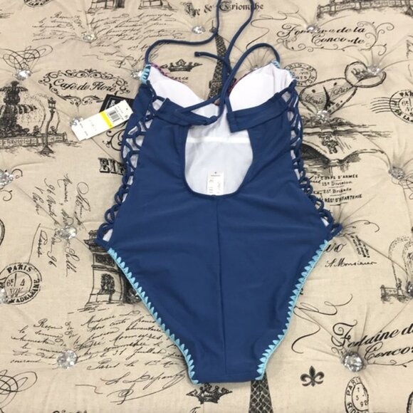 Salt+Cove Juniors' Shell-Stitch Cross-Back Swim - Picture 4 of 4